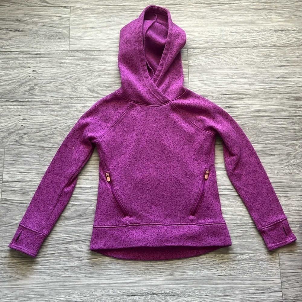 Old Navy Active Purple Hoodie Size 6/7